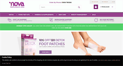 Desktop Screenshot of novadetox.co.uk